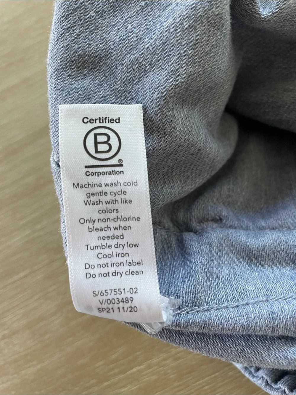 Athleta Farallon Heathered Wide Crop in Heather Blue-Gray - Picture 10 of 10